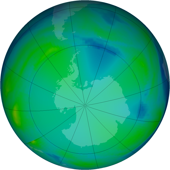 Ozone Map 1985-07-02